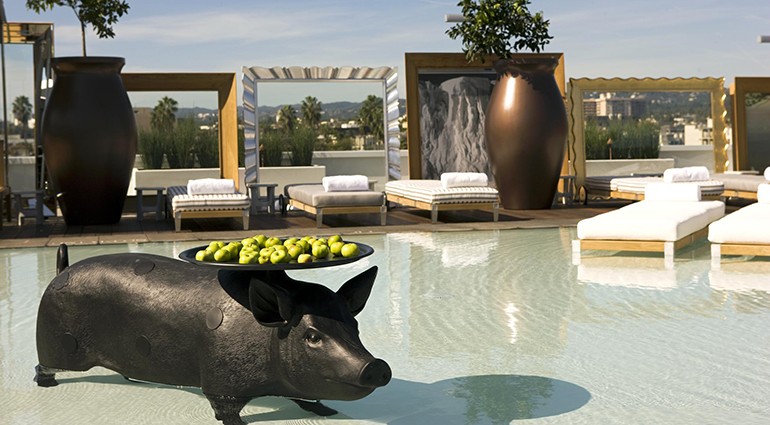 Best Hotel Pools: SLS Beverly Hills