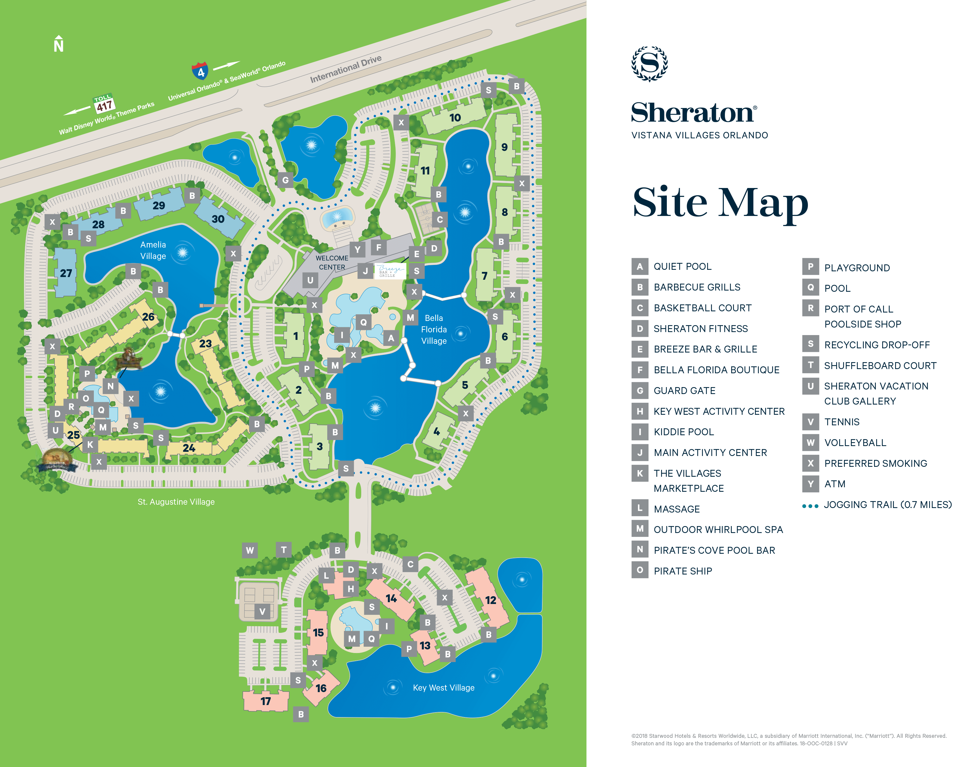 Sheraton Vistana Villages Map