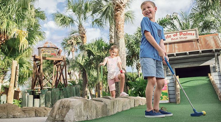 Animal Trax mini golf