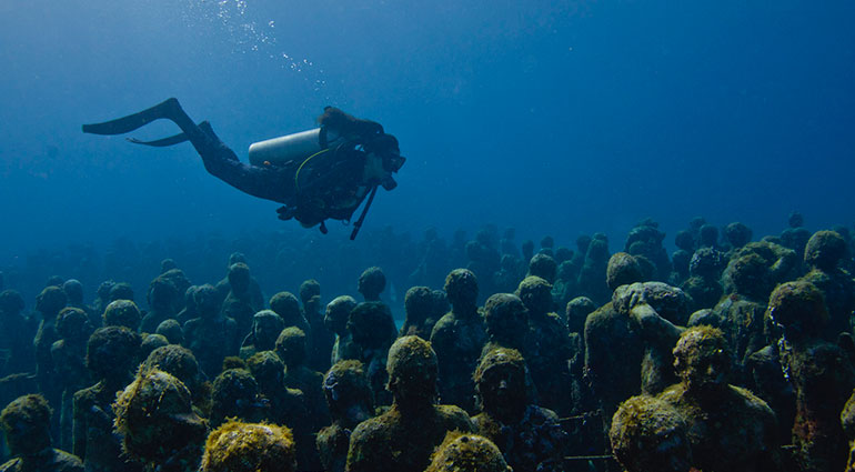 MUSA Underwater Museum in Cancún