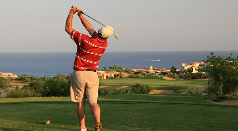 Golf in Los Cabos with View of the Sea of Cortez