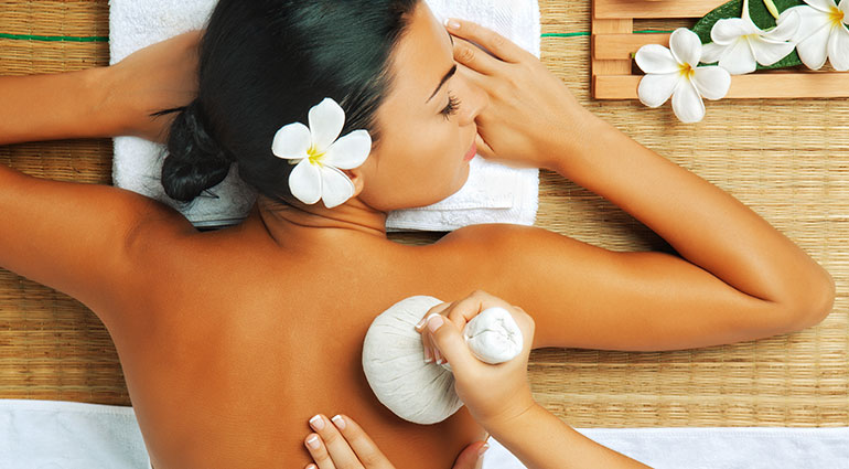 Traditional Hawaiian massage