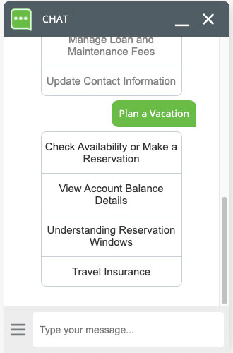 Sunny chatbot example
