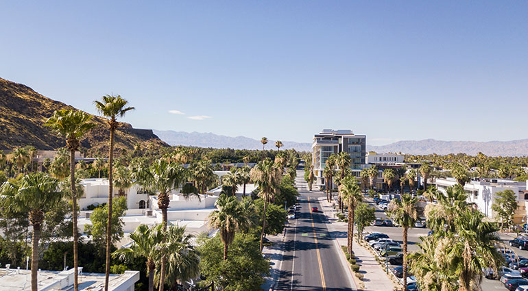 Downtown Palm Springs, California